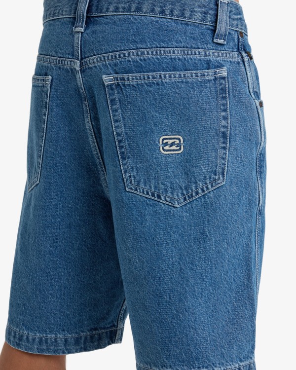 6 Big 21" - Denim Short voor Heren Blue EBYWS00113 Billabong