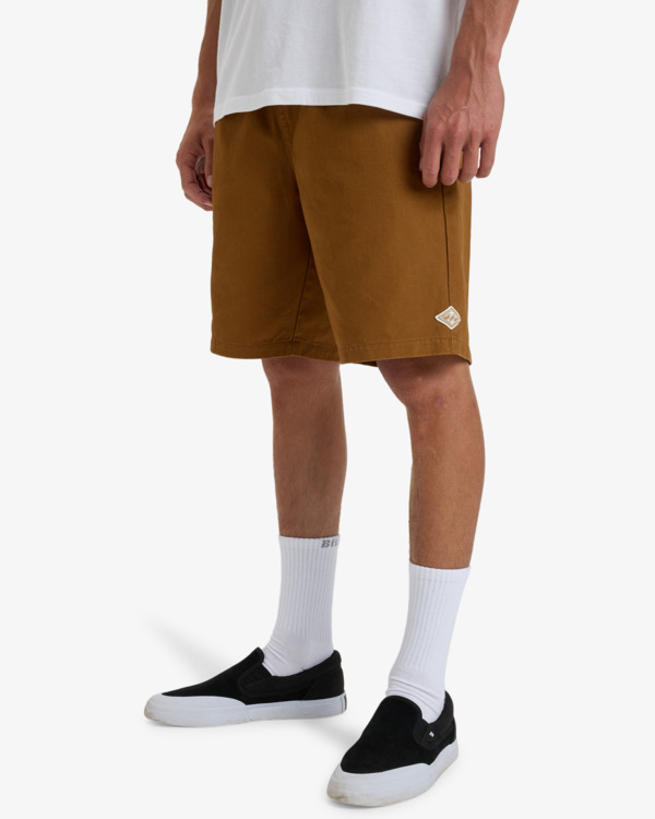 1 Larry 20" - Short de marche à taille élastique pour Homme Marron EBYWS00114 Billabong