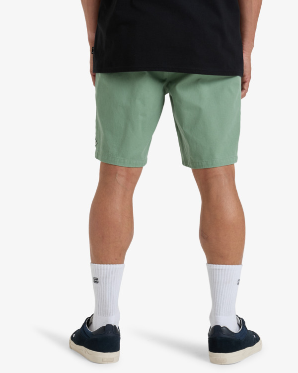 3 Larry 20" - Walkshort met Elastische taille voor Heren Green EBYWS00114 Billabong