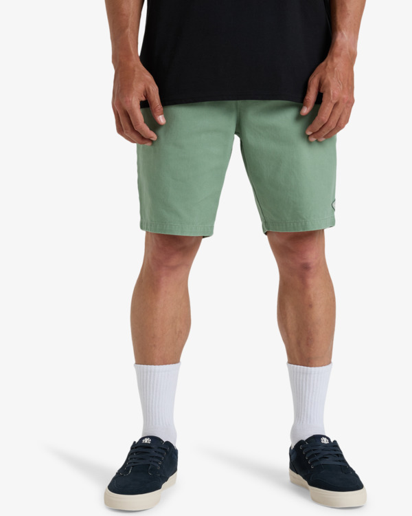 0 Larry 20" - Short de marche à taille élastique pour Homme Vert EBYWS00114 Billabong