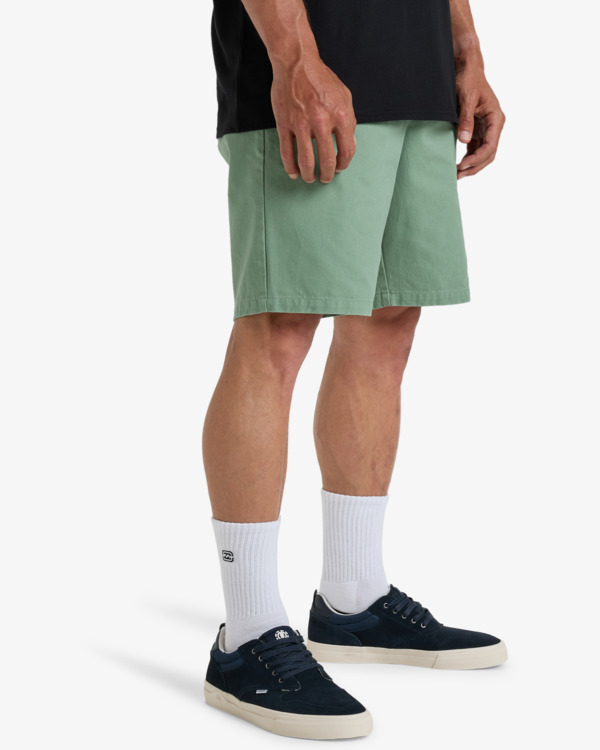 2 Larry 20" - Short con cintura elástica para Hombre Verde EBYWS00114 Billabong