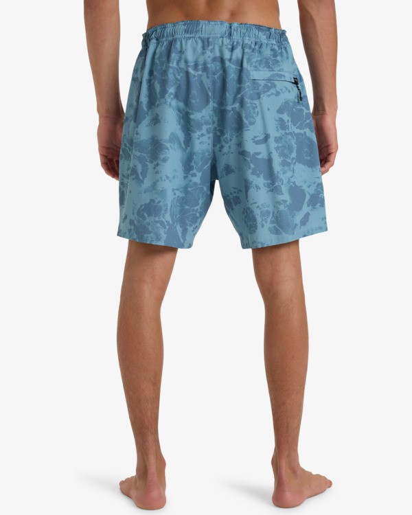 3 Surftrek Elastic Perf 17" - Elastic Waist Walkshorts for Men  EBYWS00119 Billabong