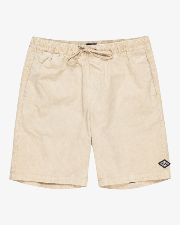 0 Larry 20" - Elastic Waist Walkshorts for Men Beige EBYWS00128 Billabong