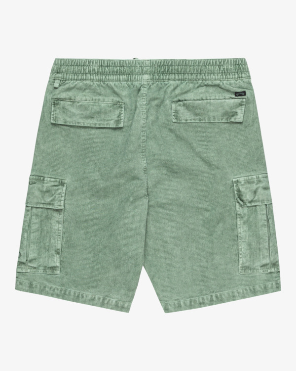 1 Larry 20" - Elastic Waist Walkshorts for Men Green EBYWS00129 Billabong