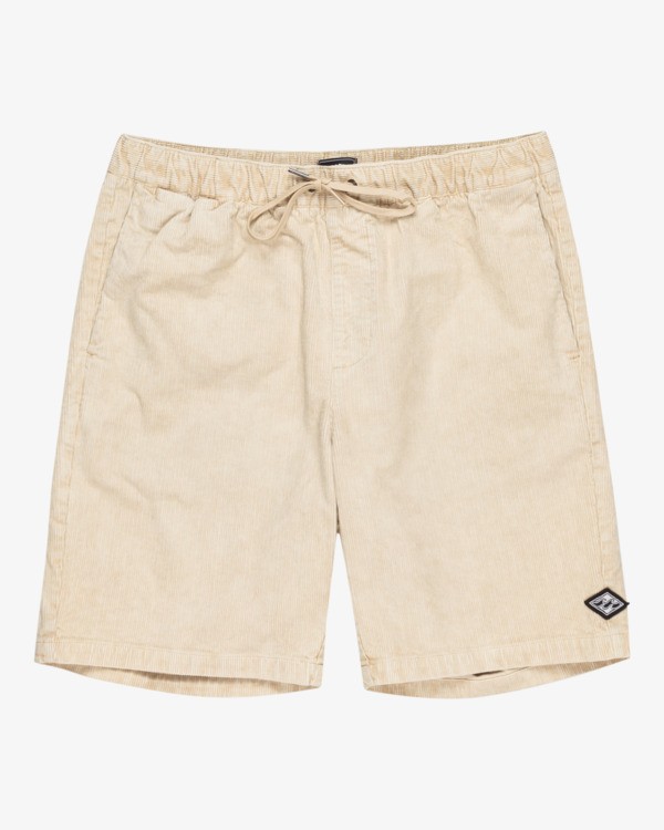 0 Larry Cord - Elasticated Walk Shorts for Men Beige EBYWS00131 Billabong