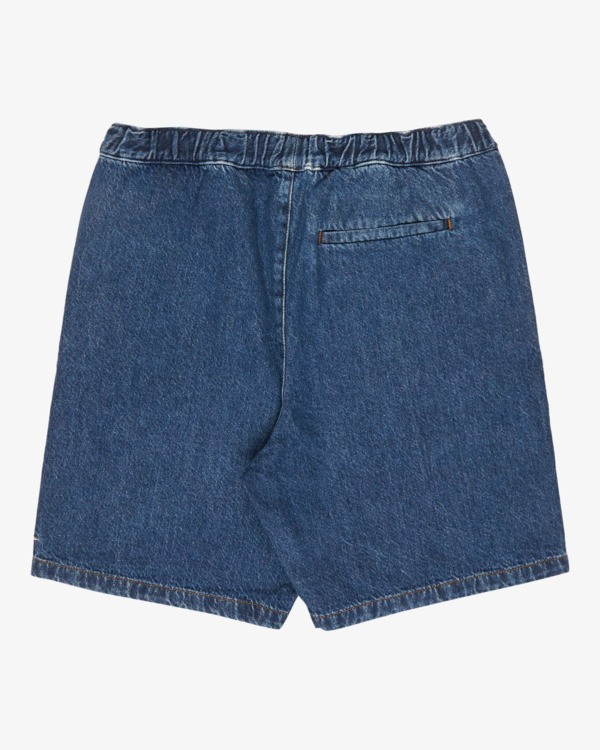 7 Larry - Elasticated Shorts for Men Blue EBYWS00132 Billabong
