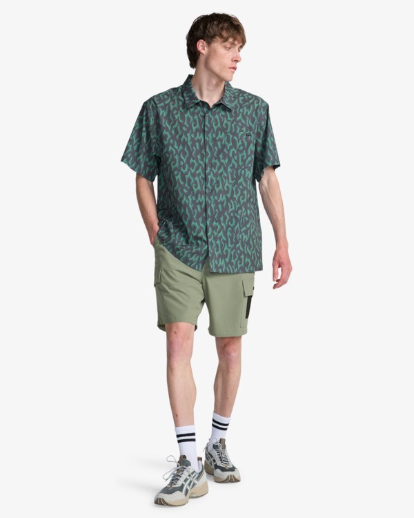 2 Surftrek Elastic Cargo Green EBYWS00136 Billabong