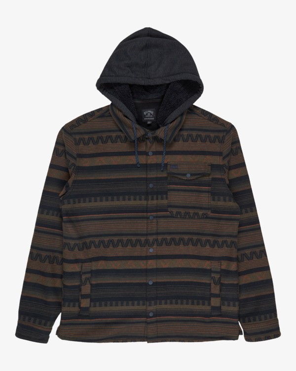 8 Furnace Bonded Flannel - Fleece Shirt for Men Black EBYWT03005 Billabong