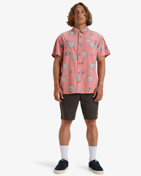 1 Solana - Short Sleeves Shirt for Men Pink EBYWT03008 Billabong