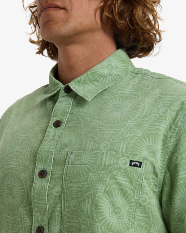 4 Solana - Short Sleeves Shirt para Homem Verde EBYWT03008 Billabong