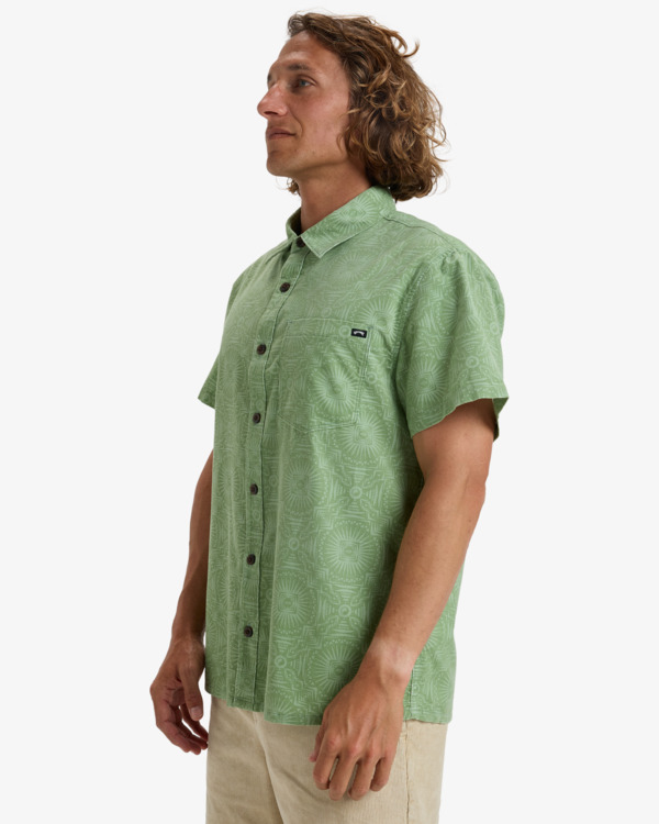 3 Solana - Short Sleeves Shirt para Homem Verde EBYWT03008 Billabong