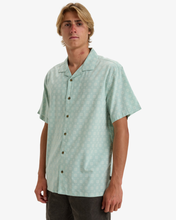 3 Vacay - Short Sleeves Shirt for Men Blue EBYWT03010 Billabong