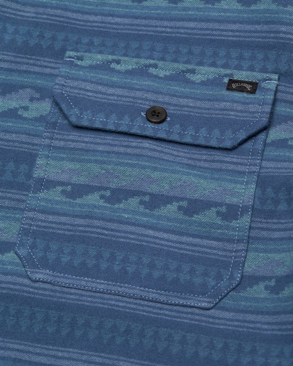 6 Offshore Jacquard Flannel Bleu EBYWT03013 Billabong