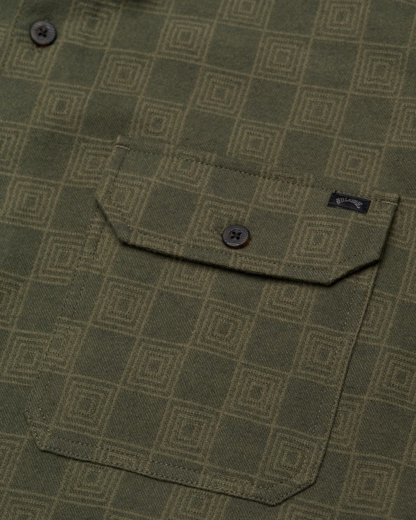 6 Offshore Jacquard Flannel Marron EBYWT03013 Billabong