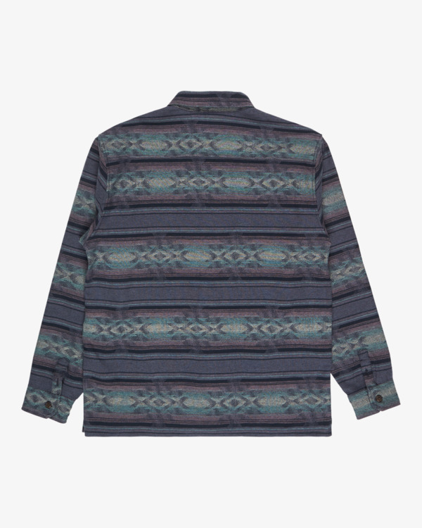 7 Offshore Jacquard Flannel - Top in tessuto testurizzato da Uomo Black EBYWT03013 Billabong