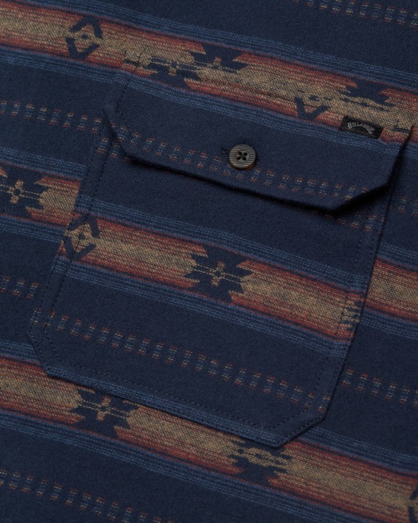 6 Offshore Jacquard Flannel Blue EBYWT03013 Billabong
