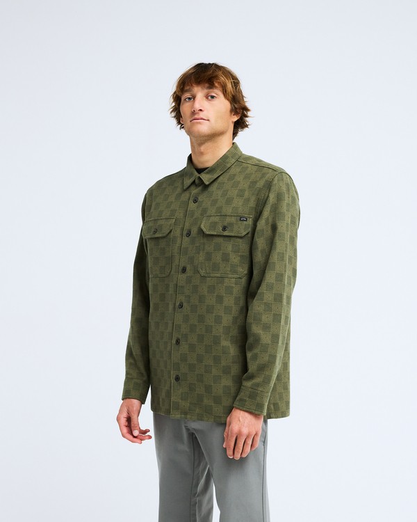 3 Offshore Jacquard Flannel Marron EBYWT03013 Billabong