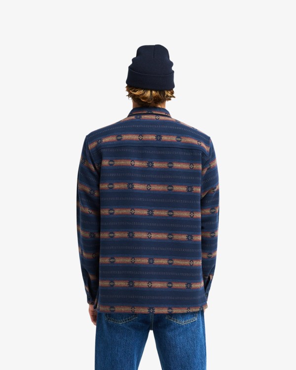 2 Offshore Jacquard Flannel Blue EBYWT03013 Billabong