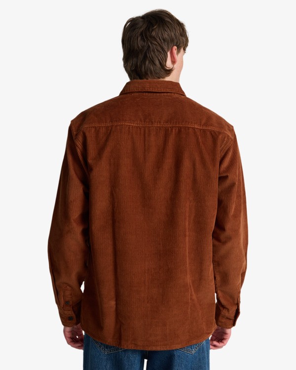 2 Bong Days - Overhemd met Lange Mouwen voor Heren Brown EBYWT03015 Billabong