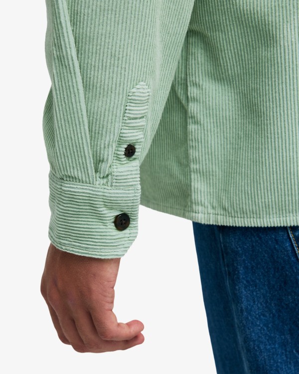 5 Bong Days - Overhemd met Lange Mouwen voor Heren Green EBYWT03015 Billabong