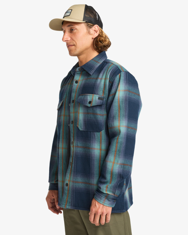 3 Lodge - Sobrecamisa para homem Azul EBYWT03016 Billabong
