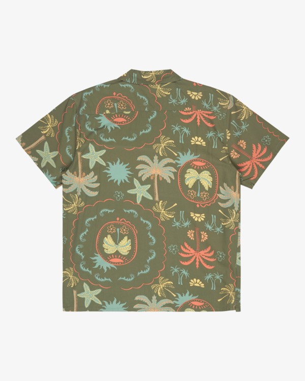 6 Vacay - Overhemd met Korte Mouwen voor Heren Green EBYWT03019 Billabong