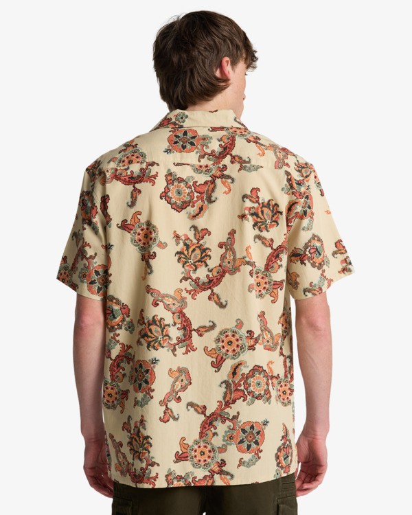 2 Vacay - Overhemd met Korte Mouwen voor Heren Beige EBYWT03019 Billabong