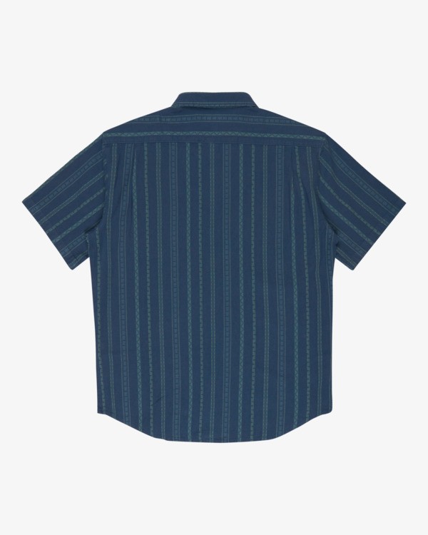 6 Sundays Jacquard - Short Sleeve Shirt for Men Blue EBYWT03021 Billabong