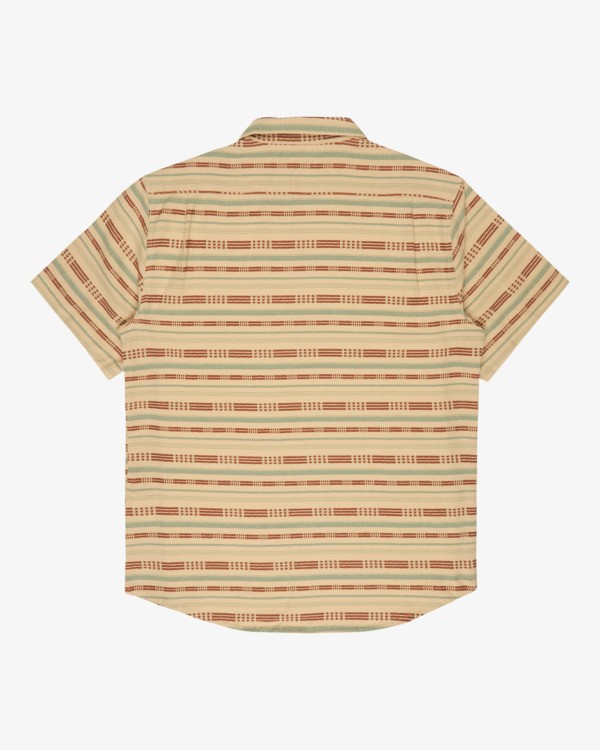 6 Sundays Jacquard - Short Sleeve Shirt for Men Beige EBYWT03021 Billabong