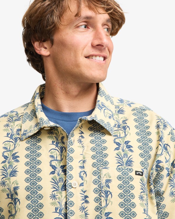 5 Solana Cord - Short Sleeve Shirt for Men Beige EBYWT03024 Billabong