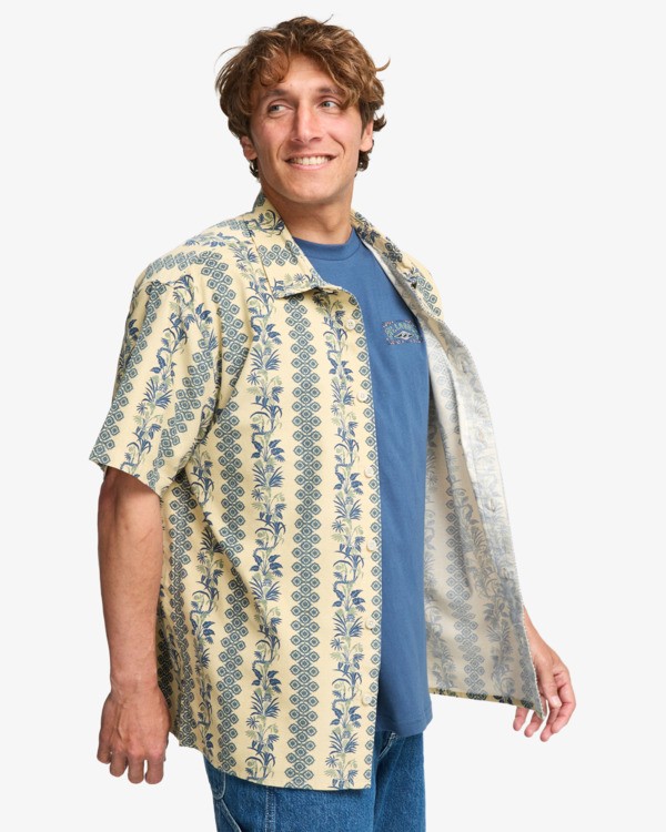 1 Solana Cord - Short Sleeve Shirt for Men Beige EBYWT03024 Billabong