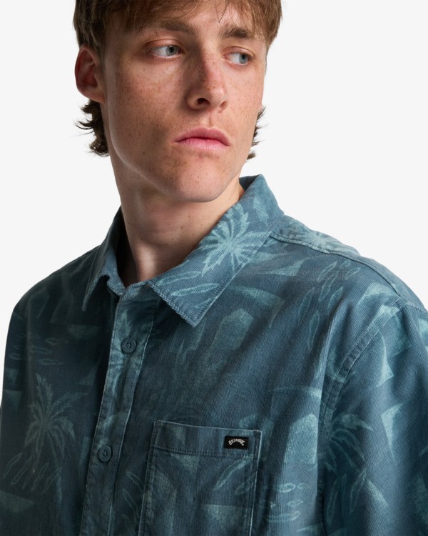 4 Solana Cord - Short Sleeve Shirt for Men Blue EBYWT03024 Billabong