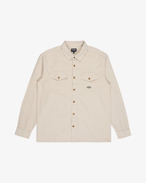4 Since 73 Del Mar Flannel Beige EBYWT03026 Billabong