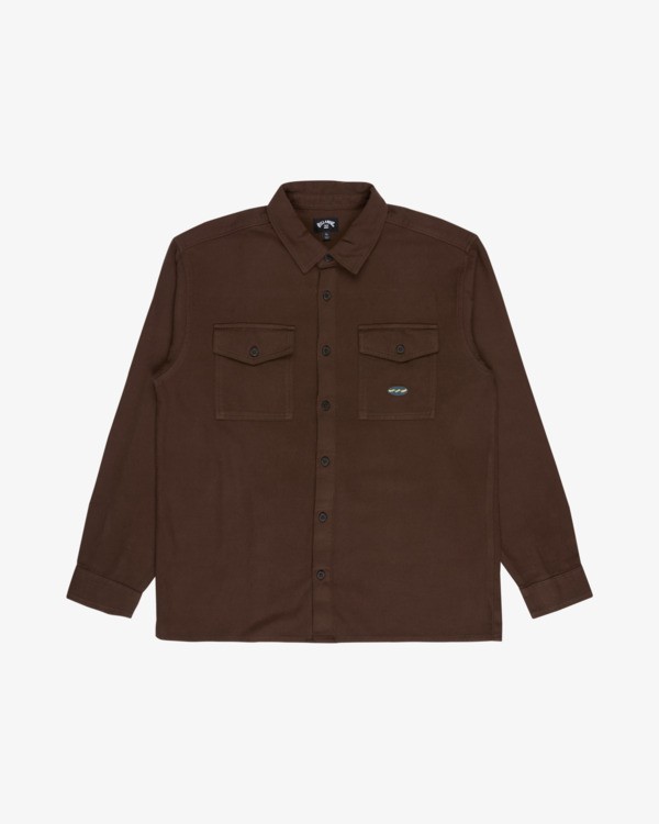 4 Since 73 Del Mar Flannel Marron EBYWT03026 Billabong