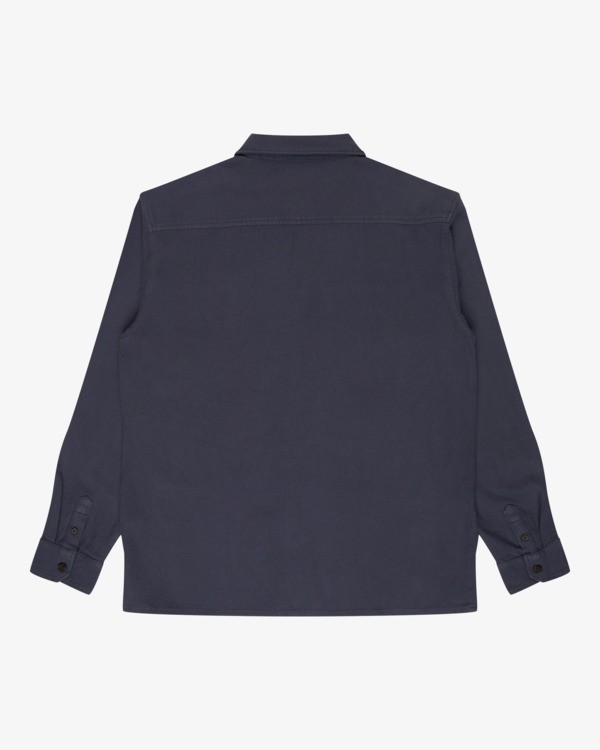 7 Since 73 Del Mar Flannel - Lang&auml;rmliges Hemd f&uuml;r M&auml;nner Schwarz EBYWT03026 Billabong