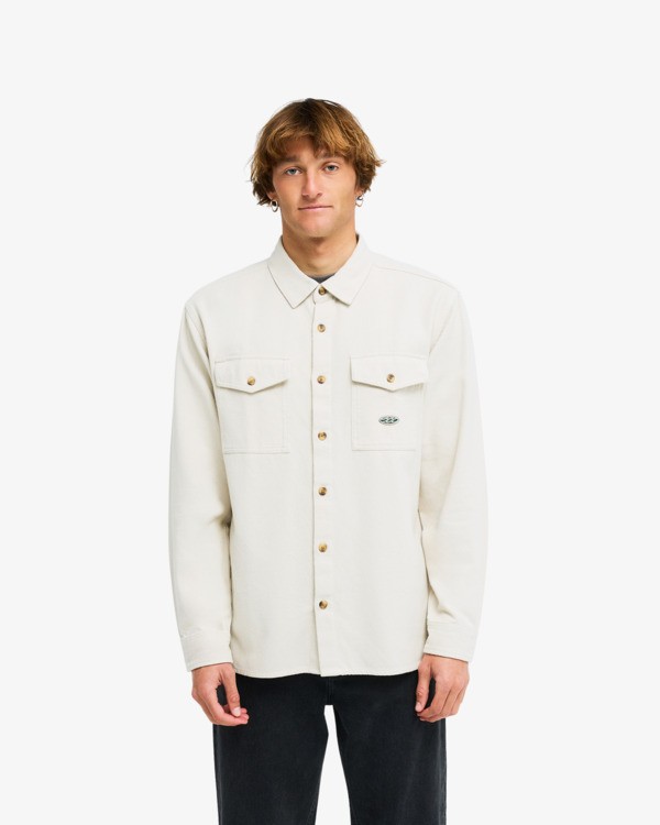 0 Since 73 Del Mar Flannel Beige EBYWT03026 Billabong