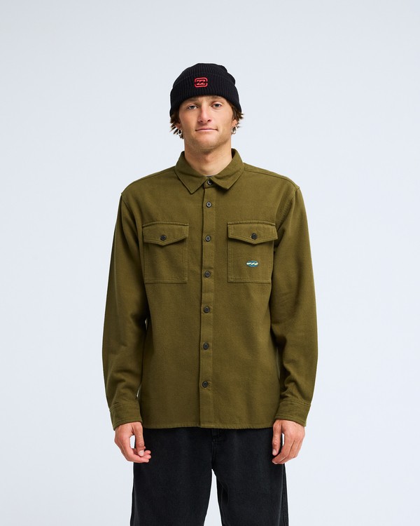 0 Since 73 Del Mar Flannel Marron EBYWT03026 Billabong