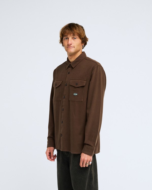 3 Since 73 Del Mar Flannel Marron EBYWT03026 Billabong