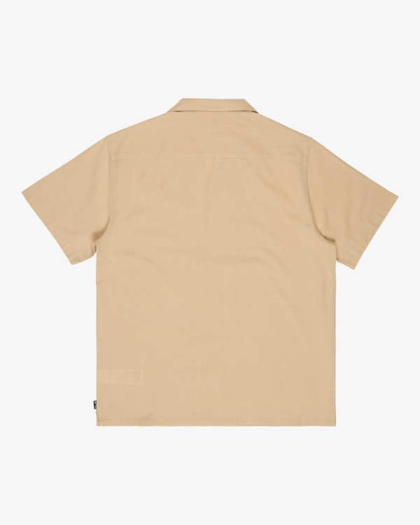 6 Vacay Linen - Short Sleeve Shirt for Men Beige EBYWT03030 Billabong