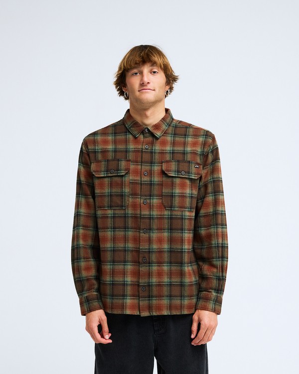 0 Offshore Flannel Marron EBYWT03033 Billabong