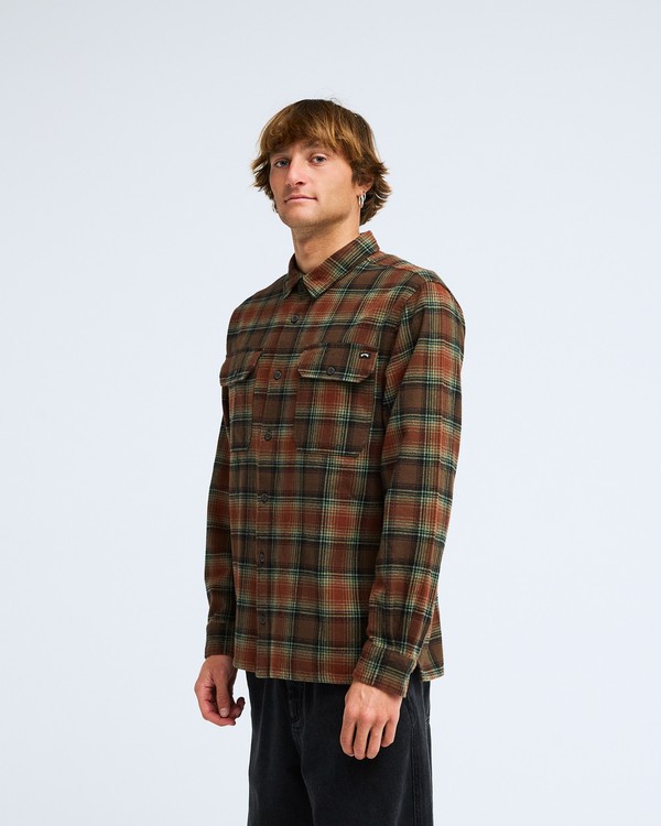3 Offshore Flannel Marron EBYWT03033 Billabong