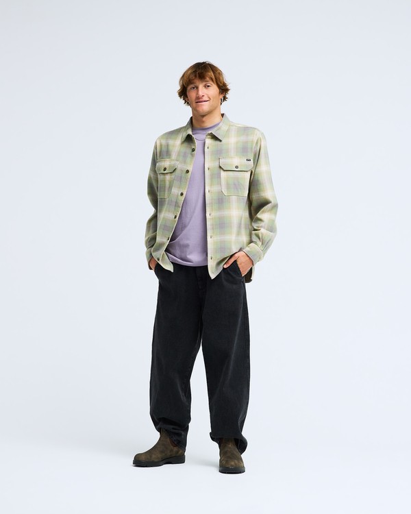 1 Offshore Flannel Vihre&auml; EBYWT03033 Billabong