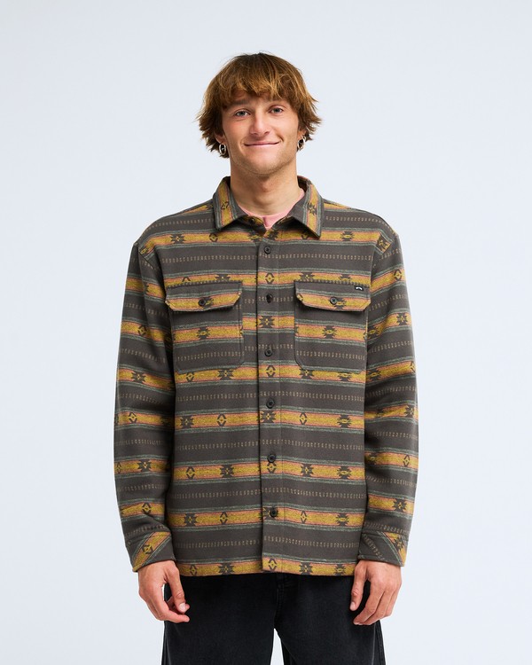 0 Offshore Lined Overshirt Noir EBYWT03034 Billabong