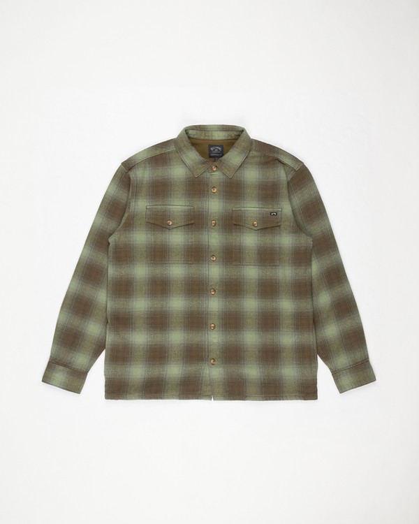4 Ventura Overshirt Green EBYWT03039 Billabong