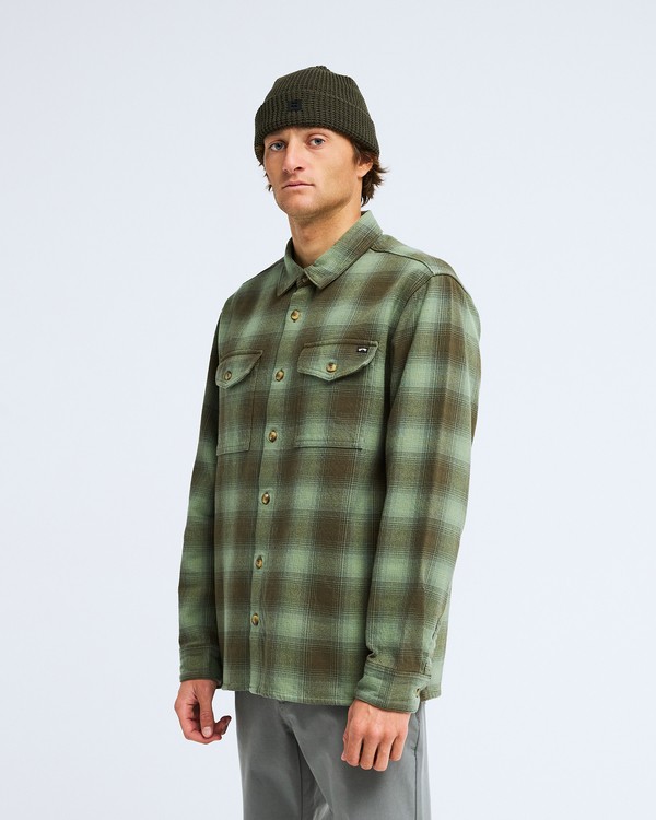 3 Ventura Overshirt Green EBYWT03039 Billabong