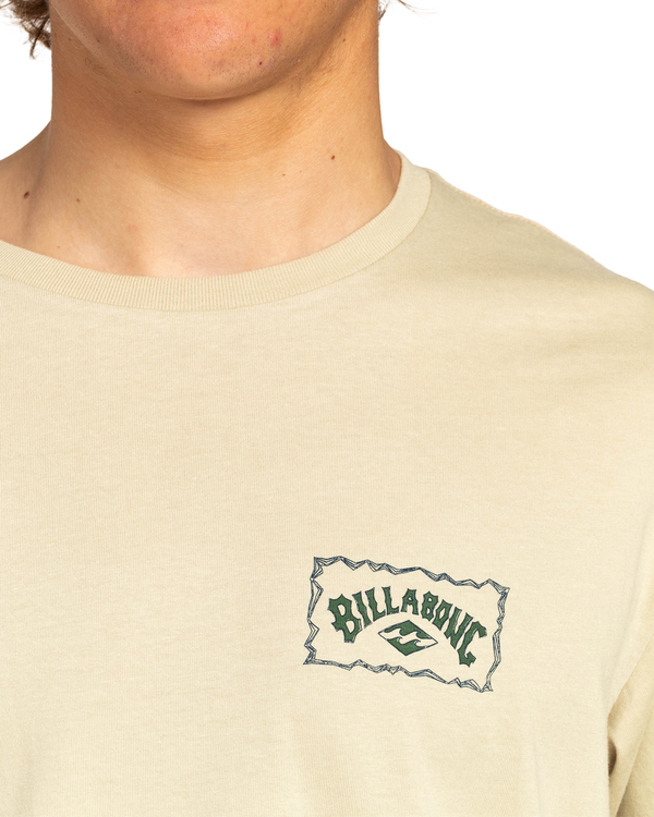 4 A/DIV Arch - T-shirt pour Homme Beige EBYZT00111 Billabong