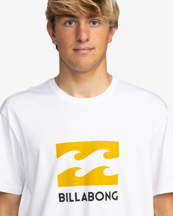 2 Wave - Camiseta para Hombre Blanco EBYZT00132 Billabong