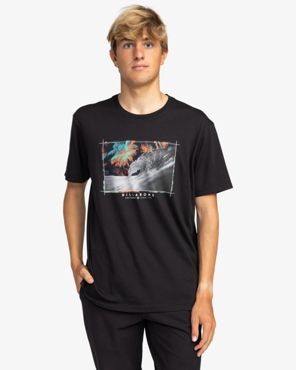 0 Barrel - Camiseta para Hombre Negro EBYZT00137 Billabong