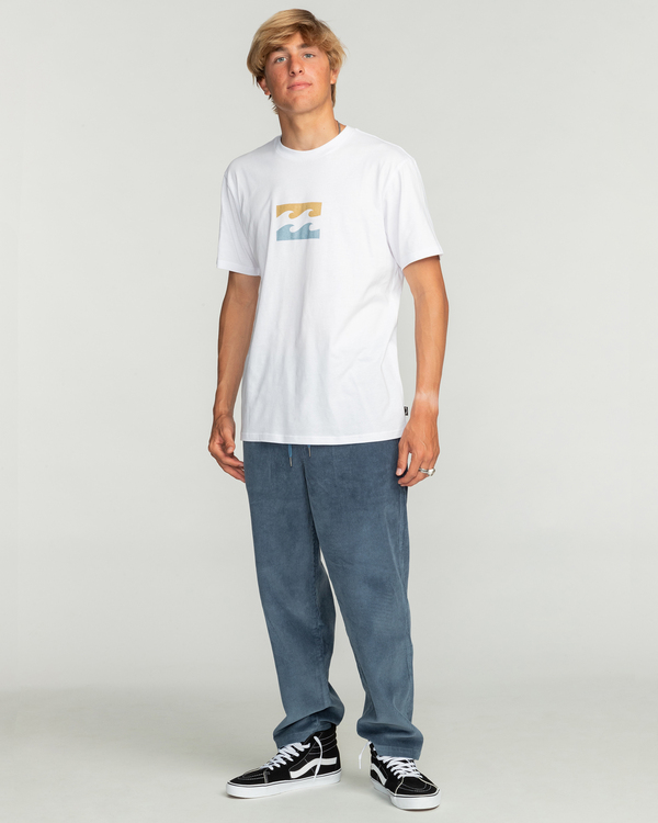 1 Team Wave - T-shirt para Homem Branco EBYZT00144 Billabong