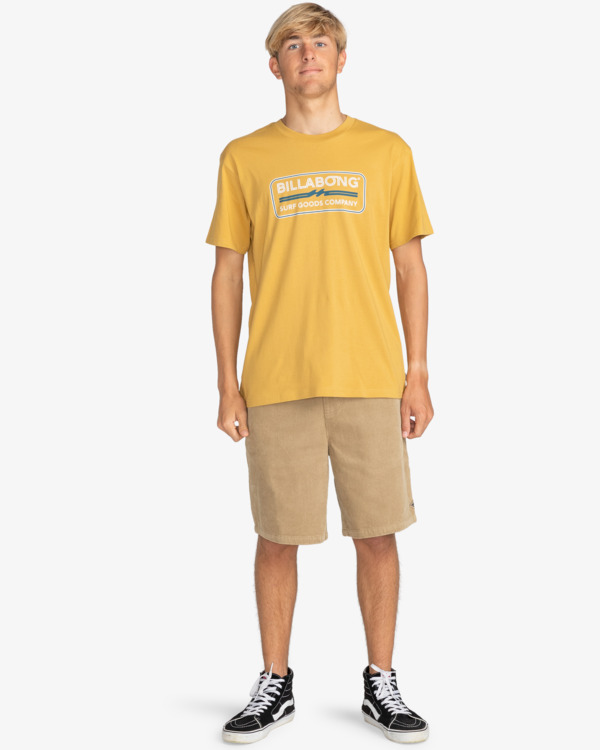 1 Trademark - T-shirt pour Homme Jaune EBYZT00166 Billabong